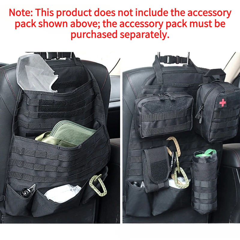 Outdoor Hunting Vehicle - Taktischer MOLLE-Autositz-Organizer - Universelles Oxford-Stoff Fahrzeug-Aufbewahrungspanel