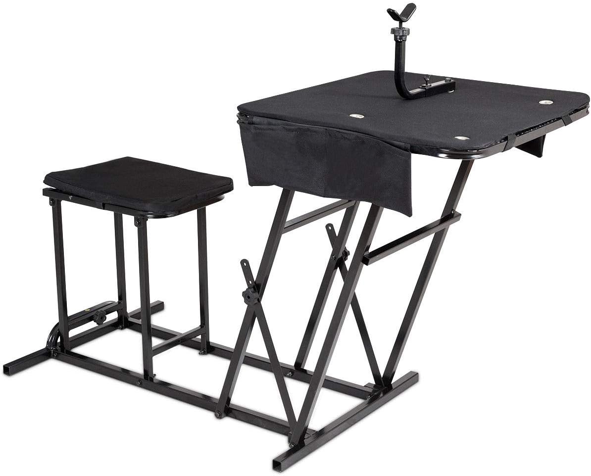 Outdoor Hunting Table - Klappbarer Schießtisch, höhenverstellbare Schießbank mit gepolstertem