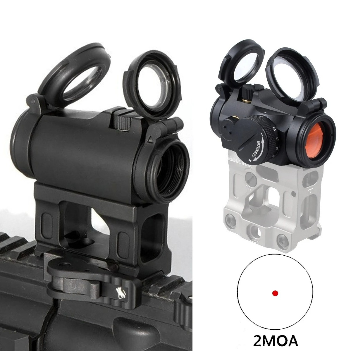 Outdoor Hunting Lab - Taktisches T01/02 2MOA Rotpunktvisier mit UNITY