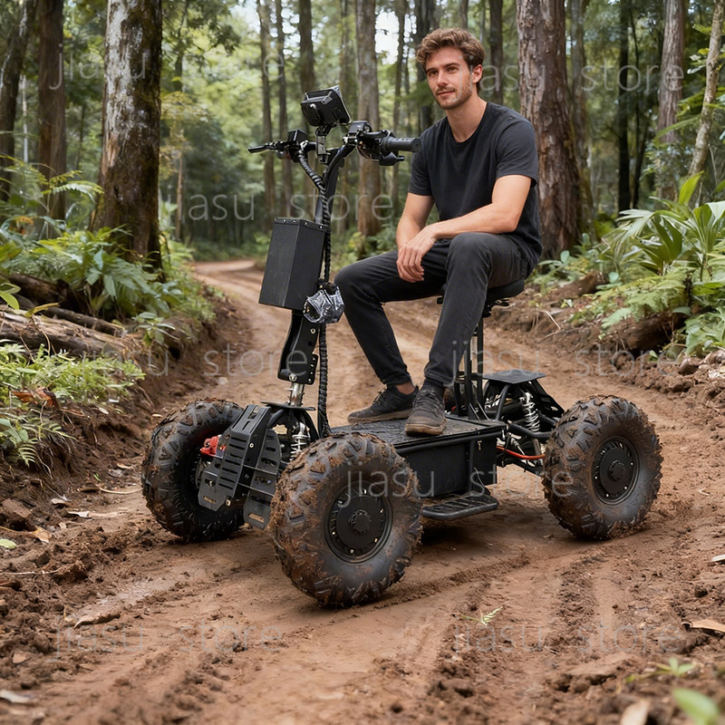 Outdoor Hunting Vehicle - 60V Offroad-Elektro-Vierrad-Scooter mit Doppelantrieb, Allradantrieb, Elektrofahrzeug