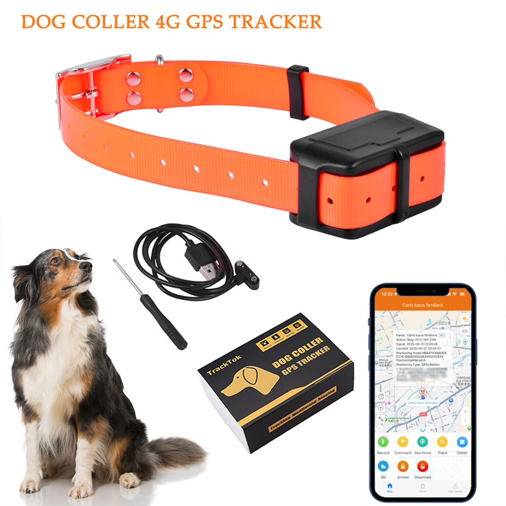 Outdoor Hunting Dog Collar - CY09A Tragbarer Haustier-GPS-Tracker, 4000 mAh, 4G,