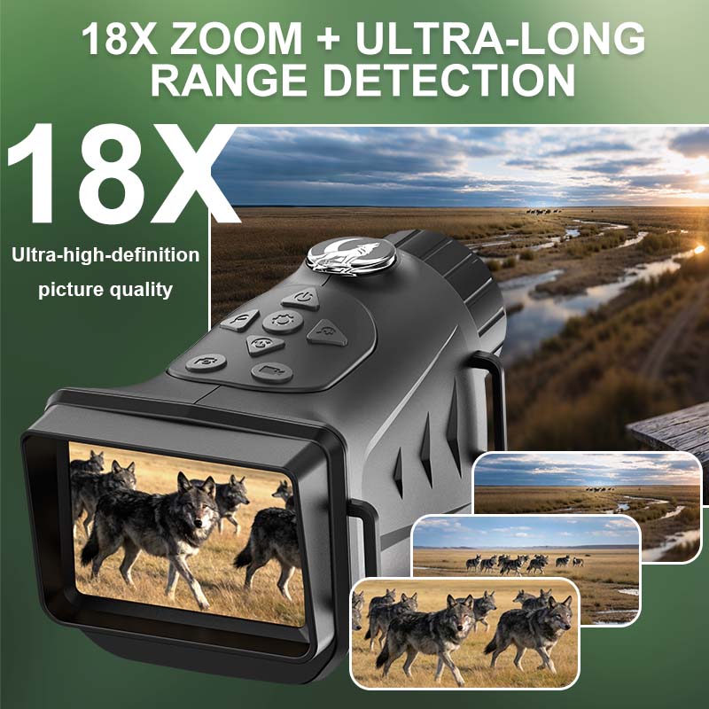 Outdoor Hunting Videos - ZIYOUHU NV380 HD Infrarot-Nachtsichtmonokular mit Videoaufnahme