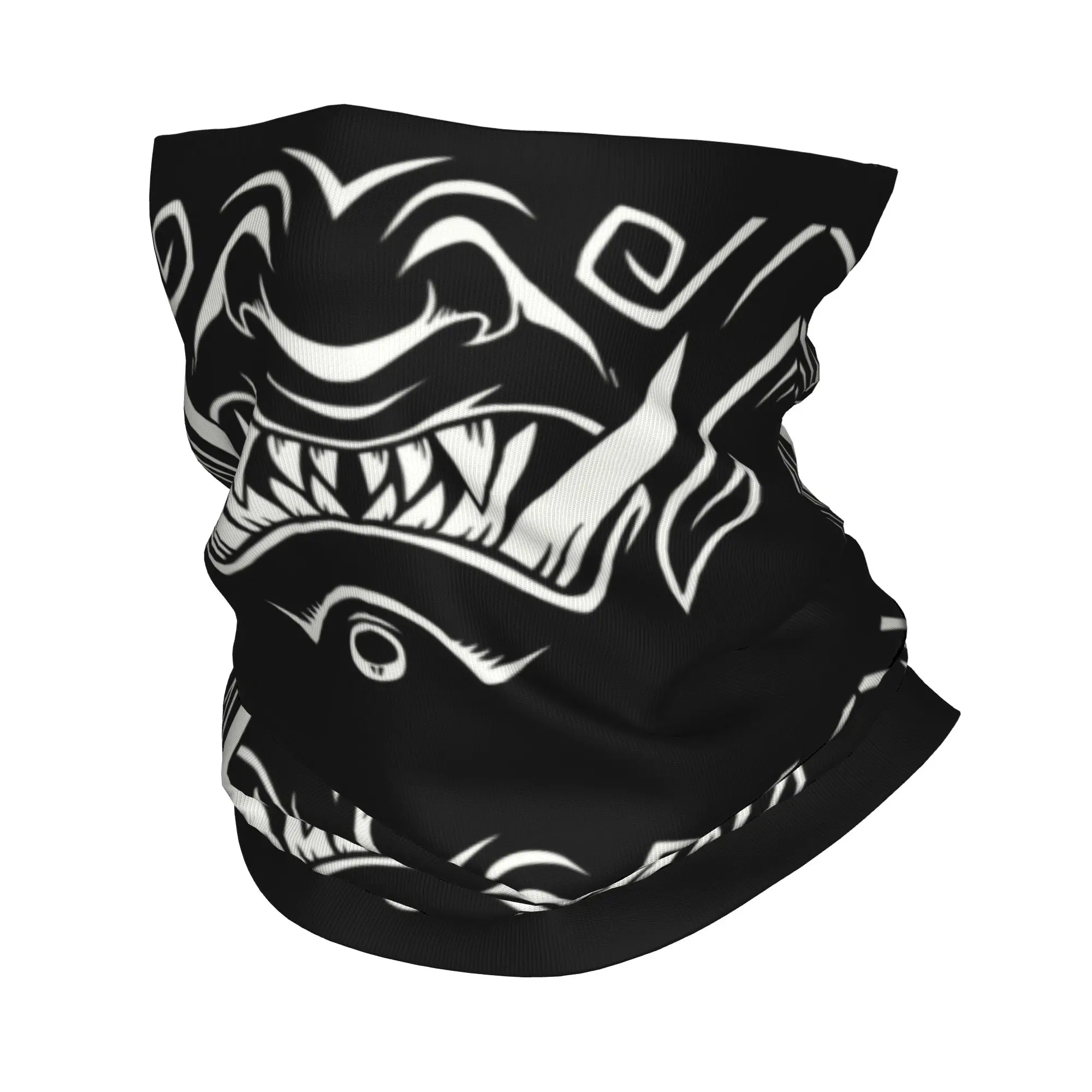 Hunting Outdoor Tattoos - Oni Japan Samurai Dämon Winter Stirnband