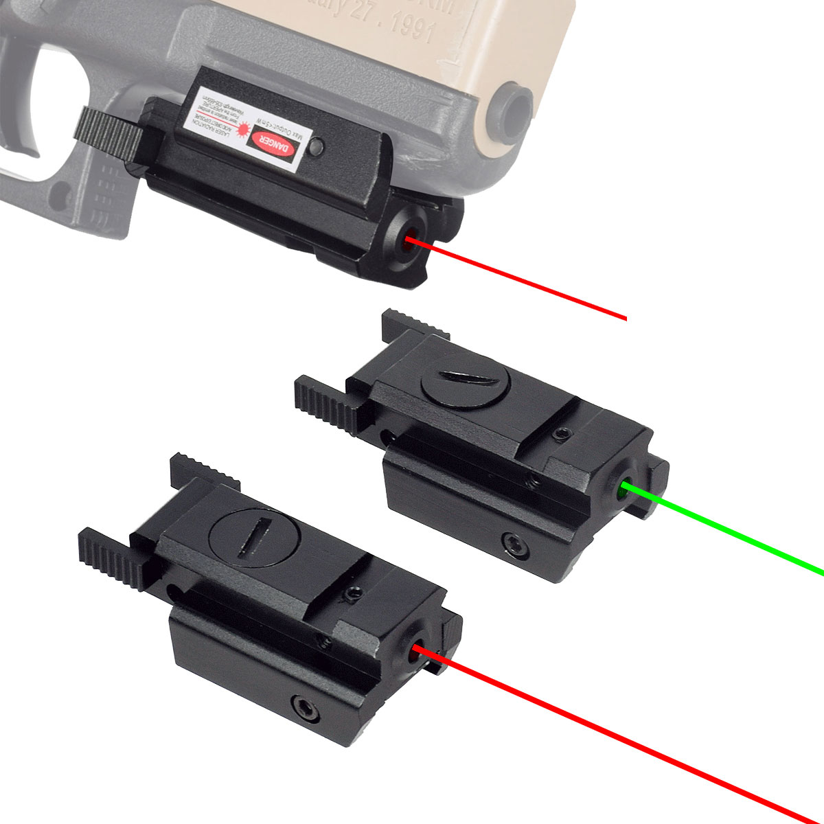 Outdoor Hunting Lab - Taktische Rot Grün Dot Laser Anblick