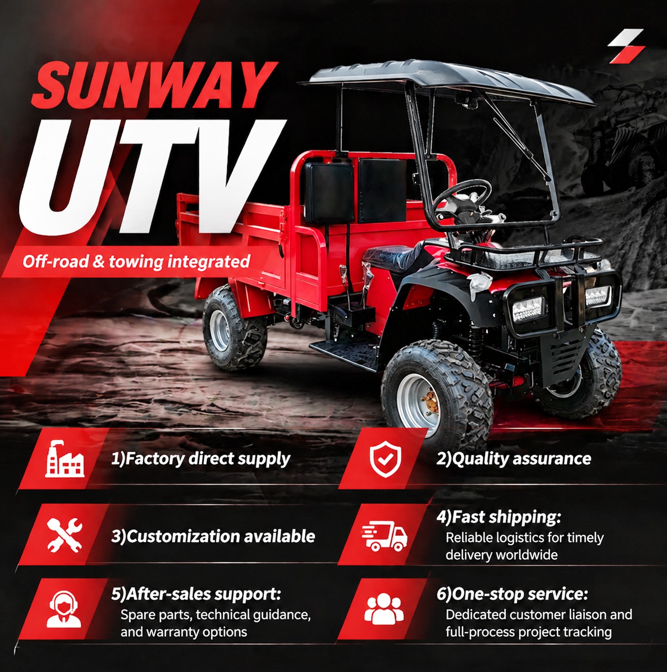 Maßgefertigtes Kardanantrieb-L – Outdoor Hunting Vehicle Bewertung und Preis