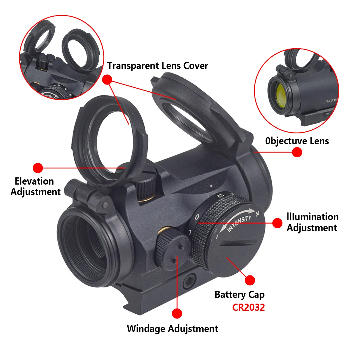 Taktisches T01/02 2MOA Rotpunk – Outdoor Hunting Lab Bewertung und Preis
