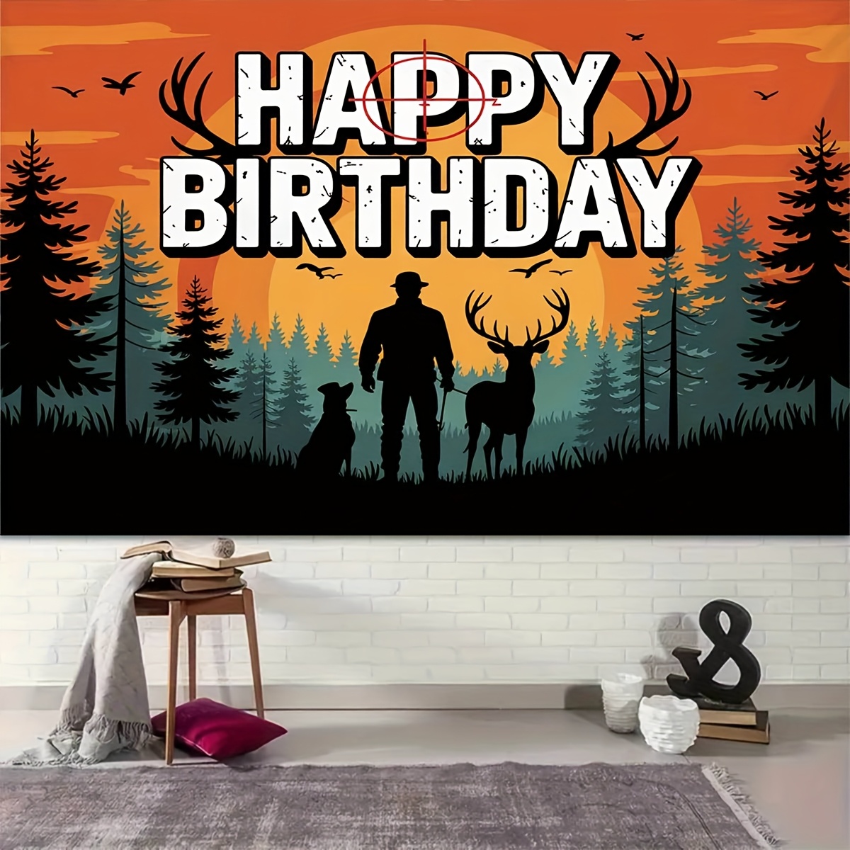 Banner mit Jagd-Geburtstagsmot – Outdoor Hunting Events Bewertung und Preis