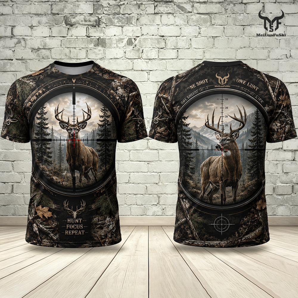 Neues Outdoor-Jagd-T-Shirt für – Hunting And Camping In Forest Bewertung und Preis