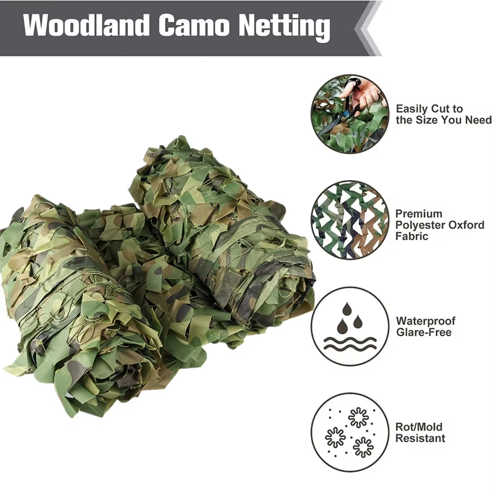 Woodland Camouflage Net Sonnen – Hunting And Camping In Forest Bewertung und Preis